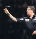  ??  ?? Darts star Gary Anderson