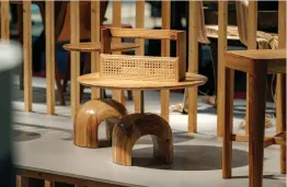  ?? ?? At this year’s Maison&Objet Paris, the Taiwan Crafts & Design pavilion exhibited dozens of locally crafted pieces under the theme The Taiwanese Crafts Equation Images by Cooper Chang