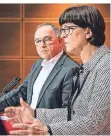  ?? FOTO: DPA ?? Die Parteichef­s Norbert Walter-Borjans und Saskia Esken.