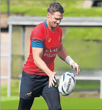  ?? Picture: GALLO IMAGES
Picture: GALLO IMAGES ?? PLAYING FOR A SPOT: Springbok captain Jean de Villiers during a training session at the University of Birmingham yesterday