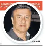  ??  ?? Anu Malik