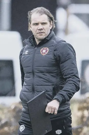  ?? ?? 0 Robbie Neilson is looking to steer Hearts past St Mirren into the Scottish Cup semi-finals