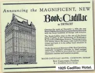  ?? ?? 1925 Cadillac Hotel.