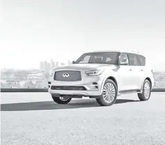  ??  ?? The 2018 Model Year Infiniti QX80 is over five metres in length. — Infiniti photo