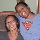  ?? PHOTO PROVIDED ?? Former Vol Nikki Mccray-penson, right, lost her mother, Sally Coleman, two years ago. Coleman died of breast cancer. Mccray-penson is a breast cancer survivor.