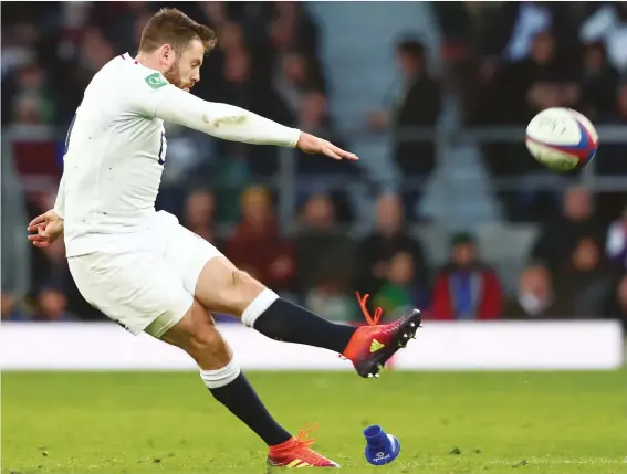  ?? PICTURE: Getty Images ?? Match-winner: Elliott Daly can kick penalties from his own half