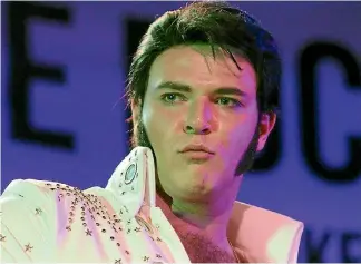  ??  ?? Australian Elvis tribute artist Jack Gatto will headline this year’s Elvis Down Under event in Upper Hutt.
