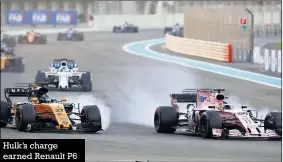  ??  ?? Hulk’s charge earned Renault P6