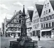  ?? FOTO: WINFRIED ASSFALG ?? Blick auf den Riedlinger Marktplatz im Jahr 1939.
