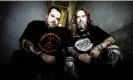  ?? ?? Igor (left) and Max Cavalera of Sepultura, pictured in 2023. Photograph: Jim Louvau