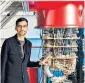  ??  ?? Sundar Pichai, Google’s CEO, with a quantum computer
