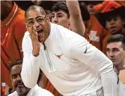  ?? Aaron E. Martinez/Associated Press ?? Texas coach Rodney Terry is optimistic about his team. “We’ve got postseason experience,” he said.