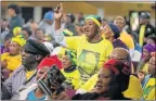  ??  ?? PACKED HALL: About 500 supporters flocked to the Nangoza Jebe Hall to hear President Jacob Zuma’s address yesterday
