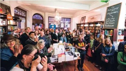  ??  ?? ENGAGED: An audience at the Open Book Festival at the Book Lounge.