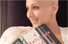  ??  ?? SONALI Bendre Behl is known for her open fight against cancer. She is seen here in a previous photo promoting her book club on Instagram.