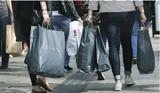  ??  ?? STILL STRUGGLING: Online buying continues to hit the high street hard