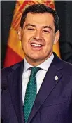  ?? ?? Juan Manuel Moreno, presidente de la Junta de Andalucía.