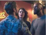  ??  ?? Two of Nina’s love interests are played by Chace Crawford (left), as a married cop, and Common, as a kind and decent contractor.