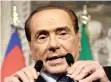  ??  ?? Silvio Berlusconi. | REUTERS