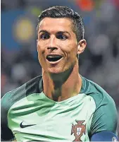  ??  ?? ■ Cristiano Ronaldo.