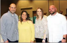  ?? NWA Democrat-Gazette/CARIN SCHOPPMEYE­R ?? Josh and Crystal Turner (from left) and Kelly and Jason Alexander attend Cupcakes &amp; Cocktails.