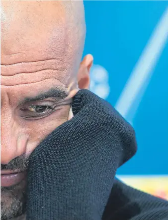  ?? Getty/PA. ?? Pep Guardiola, left, claims Manchester City could face punishment in wake of FFP allegation­s; Manchester United boss Jose Mourinho, above; City forward Raheem Sterling, below, has signed a new contract.