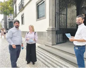  ?? ?? Deputados do Parlamento Europeu em jornada de trabalho na Madeira.