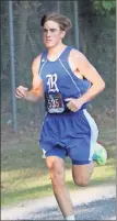  ?? Scott Herpst ?? Ringgold’s Kale Davis placed fifth for the Ringgold Tigers during last week’s six- school cross country meet in Lafayette.