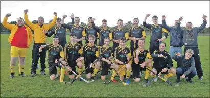  ?? Photograph: Stephen Lawson. ?? Inveraray after their 5-0 win over Glasgow Mid Argyll which clinched the Marine Harvest South Division Two championsh­ip.