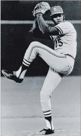  ?? ASSOCIATED PRESS FILE PHOTO ?? St. Louis Cardinals right hander Bob Gibson was all but unhittable in 1968, prompting MLB to lower the height of the pitching mound.