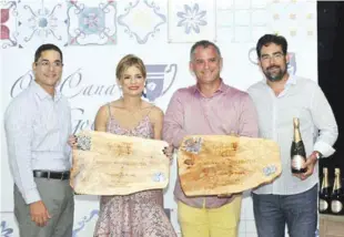  ?? LISTÍN DIARIO ?? Radhamés Peña y German Puello ganadores Mejor Score Bruto del torneo de golf Cap Cana Golf Cup a beneficio de la Fundación Forjando un Futuro.