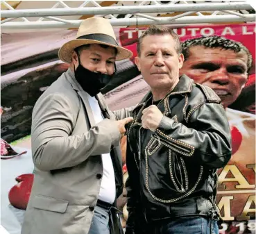 ?? / FOTO: PRISCILACF ?? JC Chávez y el Machito anunciaron la función en Tijuana.