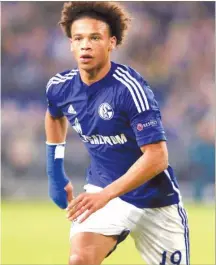  ??  ?? Leroy Sane switched to Manchester City yesterday