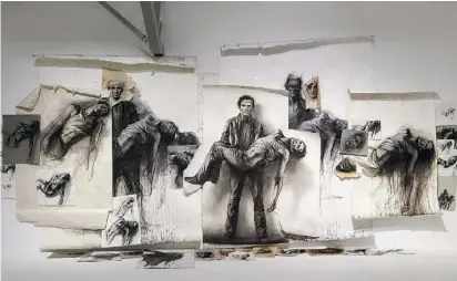  ?? ?? « Pasolini portant sa propre dépouille », 2015.