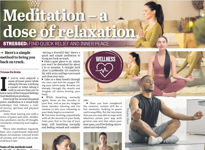 Meditation – a dose of relaxation - PressReader