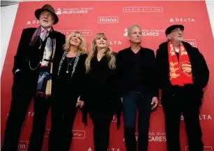  ?? (Getty) ?? F l eetwood Mac at the MusiCares Person of the Year event in 2018