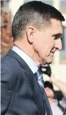  ?? SUSAN WALSH, AP ?? Former U.S. national security adviser Michael Flynn leaves federal court in Washington on Friday.