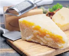  ??  ?? Grate some Parmigiano-Reggiano over a dish to add depth to the flavours.