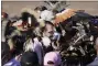  ?? JAKE BACON/ARIZONA DAILY SUN VIA AP ?? Donald Trump Jr. greets people who attended a rally Thursday, Oct. 15, in Williams, Arizona, that served as the launch of the Native Americans for Trump coalition.