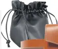  ??  ?? New Look black leather-look mini pouch bag, £15.99