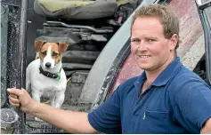  ??  ?? Young Farmer of the Year candidate William Ellis with his dog, Tess.