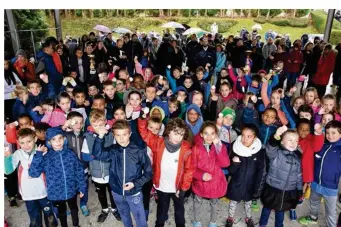  ??  ?? Pionnier en Ile-de-France lors de sa création en 2012, le Kid cross des Sangliers a réuni 90 éveils athlé âgés de 7 à 9 ans. Cette épreuve par équipe a été remportée par le Ca Ermontois.