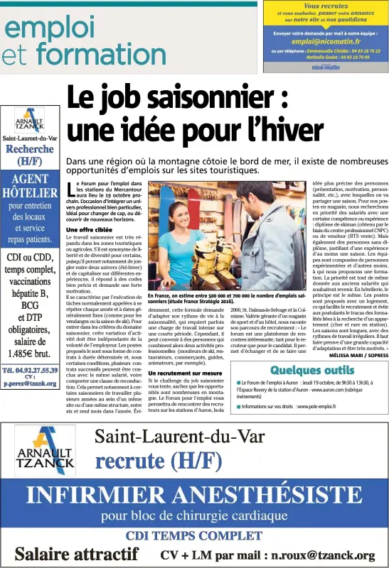 article saisonnier