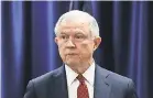  ?? AP ?? Jeff Sessions was an early Donald Trump supporter.