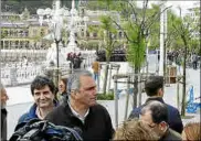  ?? Foto: EFE/J.HERRERO ?? Javier Ortega en un acto electoral de Vox en San Sebastián.