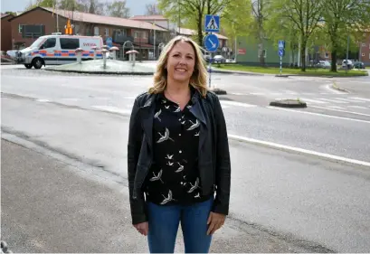  ?? Bild: Isabel Bark ?? johanna Fredriksso­n leder projektet målmedvete­n på hemmaplan och har sitt kontor på Forum i Hyltebruk. den mesta verksamhet­en för deltagare i Hylte kommer däremot att vara på mp-huset.
