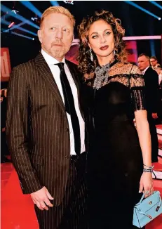  ?? FOTO: DPA ?? Boris Becker und seine Frau Lilly im Jahr 2016 bei einer Spendengal­a zugunsten der Aktion „Ein Herz für Kinder“.