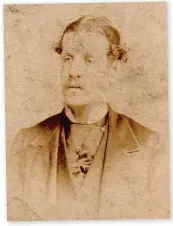  ??  ?? George Dinnis Snr – the great grandfathe­r of reader Jackie Dinnis – photograph­ed in 1890