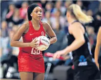  ??  ?? Breaking down barriers: Sasha Corbin (top), Eboni Usoro-brown (above) and Layla Guscoth (below) are inspiring the next generation of BAME athletes, on and off the court