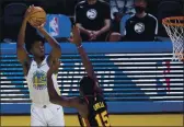  ?? TONY AVELAR — THE ASSOCIATED PRESS, FILE ?? The Warriors remain confident that center James Wiseman will find his rhythm during the final stretch of the regular season.